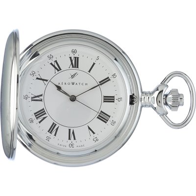 Aerowatch Pocket watches 40790-CH01 Savonette Argent Taschenuhren