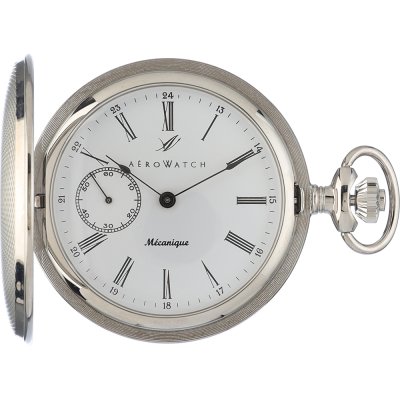 Aerowatch Pocket watches 65803-PD01 Savonette Argent Taschenuhren