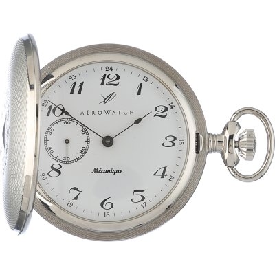 Aerowatch Pocket watches 65803-PD02 Savonette Argent Taschenuhren