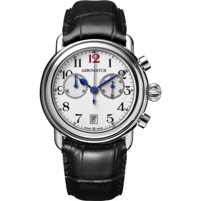 Aerowatch 1942 83926-AA04 1942 Chrono Q Uhr