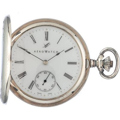 Aerowatch Pocket watches APW1078HW Savonette Voiture Argent Taschenuhren