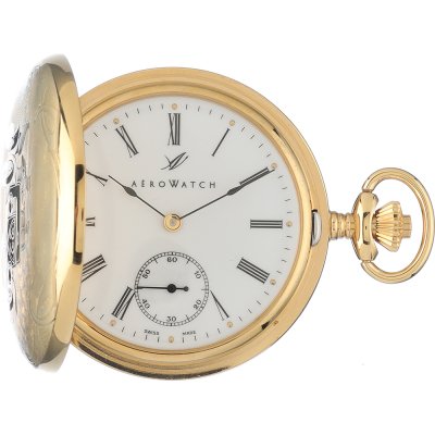Aerowatch Pocket watches APW1079HW Savonette Voiture Taschenuhren