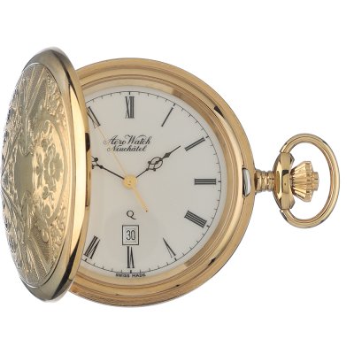 Aerowatch Pocket watches APW7290Q Savonette Les Fleurs Taschenuhren