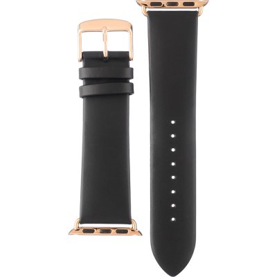 Apple Watch APBL22R-S-2 Black smooth leather 22 mm - Small Band