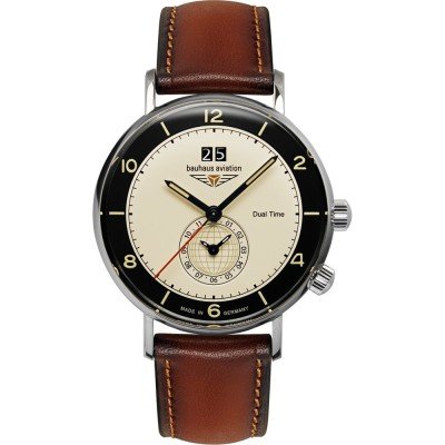 Bauhaus Aviation 2446-2 Aviation Vintage Pilot Uhr