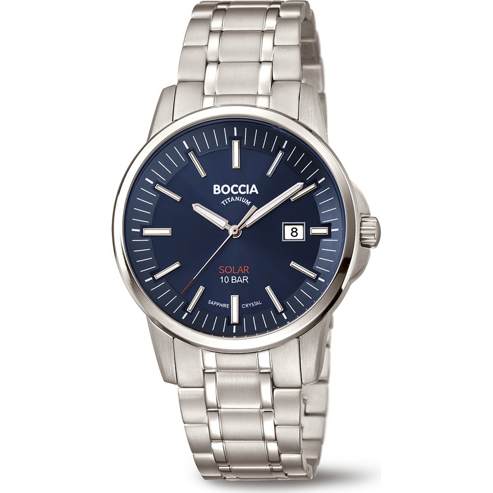 Solar Boccia Titanium Uhr Damen Boccia Titanium Lederarmband