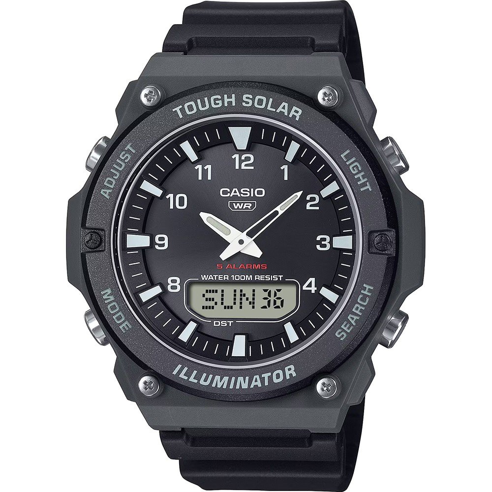 Solar Casio Kinderuhr Digital Und Analog Casio Sport AQ-S820W