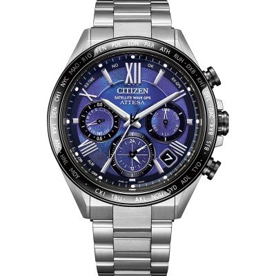 Citizen Satellite Wave GPS CC4075-50L Attesa - Unite with Blue Uhr