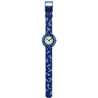 Flik Flak 5+ Power Time FPNP011 Blue Summer Uhr