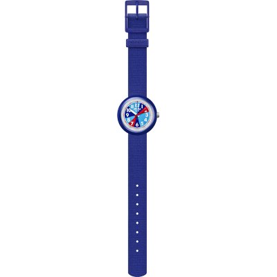 Flik Flak 5+ Power Time FPNP032 Blueish Uhr
