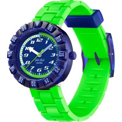 Flik Flak 5+ Power Time FCSP132 Neonbrick Uhr