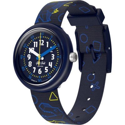 Flik Flak 5+ Power Time FPNP176 Dino Diner Uhr