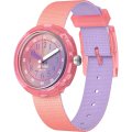Flik Flak 5+ Power Time FPNP188 Quench In Pink Uhr