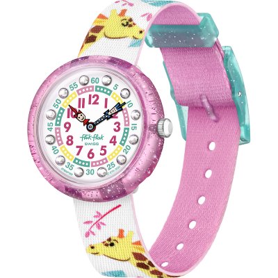 Flik Flak 3+ Story Time FBNP169 Giraffic Park Uhr