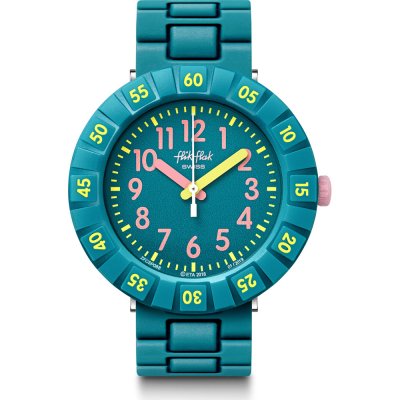 Flik Flak 7+ Power Time FCSP088 Solo Petrol Uhr
