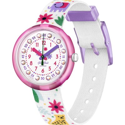 Flik Flak 5+ Power Time FPNP081 Tropicalia Uhr