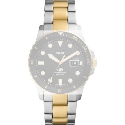 Fossil AFS5951 Blue Band