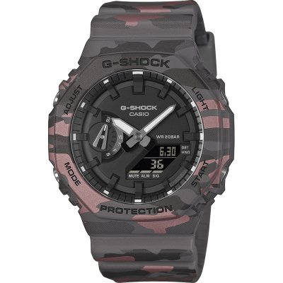 G-Shock Classic Style GA-2100CM-8AER Camo Metallic Uhr