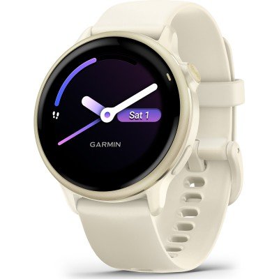 Garmin Vivoactive 010-02985-01 Vivoactive 6 - Bone/Lunar Gold Uhr