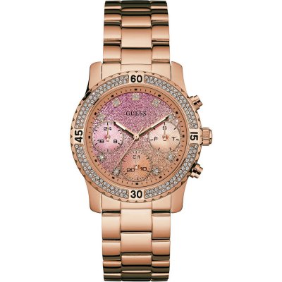 Guess Watch Time 3 hands Confetti W0774L3