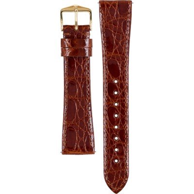 Hirsch 18920870-1-20 Genuine Croco Band