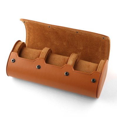 HWG WATCHROLL-THREE-LBR Watchroll Three Lightbrown Uhrenboxen