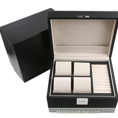  LECC05 Collectorbox for 4 watches and bezels Uhrenboxen