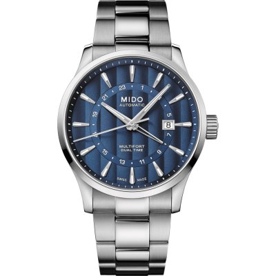 MIDO Multifort M0384291104100 Multifort Dual Time Uhr