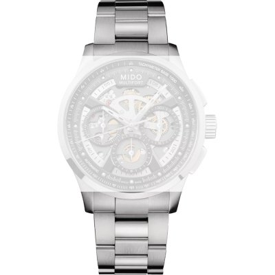 MIDO M605019467 Multifort Skeleton Chronograph Band