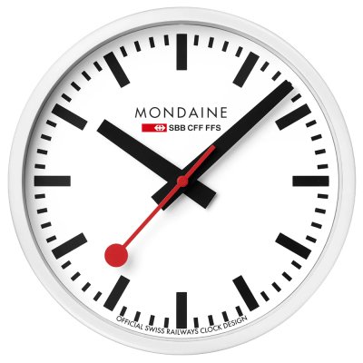 Mondaine Railways A990.CLOCK.10SBB Wall Clock 25 cm Uhr