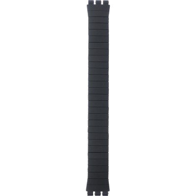 Swatch Plastic - Originals Medium (34mm) /Access/Solar/Musicall/Stop - G/SK/SL/SR/SS/SO28 AGB299A GB299A Blackhot Band
