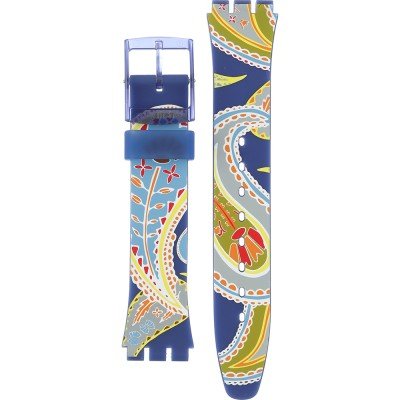 Swatch Plastic - Originals Medium (34mm) /Access/Solar/Musicall/Stop - G/SK/SL/SR/SS/SO28 AGN263 GN263 Silky Way Band