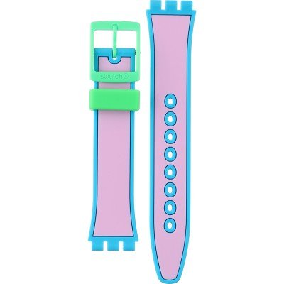 Swatch Plastic - Originals Medium (34mm) /Access/Solar/Musicall/Stop - G/SK/SL/SR/SS/SO28 AGZ342 GZ342 Serious Action Band