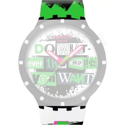 Swatch ASB03B701 Lash Out Band