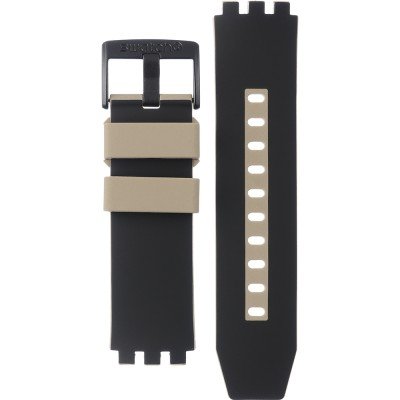Swatch Plastic - BigBold - SB0/SO27 ASB03C100 Time For Taupe Band