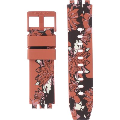 Swatch Plastic - BigBold - SB0/SO27 ASB05C100 Camoflower Cotton Band