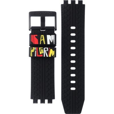 Swatch Plastic - BigBold - SB0/SO27 ASB05K103 The Pilgrim - Tread on it Band