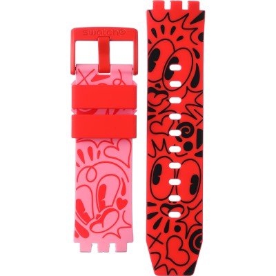 Swatch Plastic - BigBold - SB0/SO27 ASB05Z103 Hattie's Heart Band