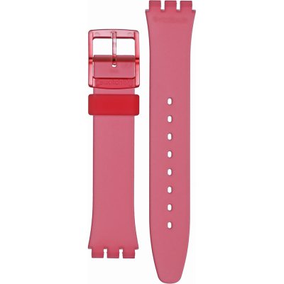 Swatch Plastic - Originals Medium (34mm) /Access/Solar/Musicall/Stop - G/SK/SL/SR/SS/SO28 ASO28P114 Wavelengths of coral Band