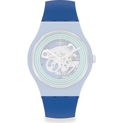Swatch Plastic - Originals Large (41mm) SUO/SO29/SO32 ASO29N103-5300 Blue Rings Pay! Band