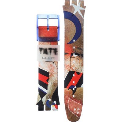 Swatch Plastic - Originals Large (41mm) SUO/SO29/SO32 ASO29Z136 Miro's Women & Bird in the Moonlight Band