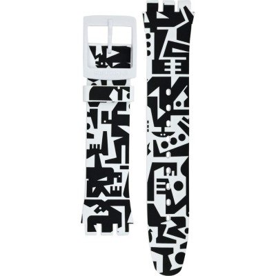 Swatch ASO29Z147 Freeze Time Band