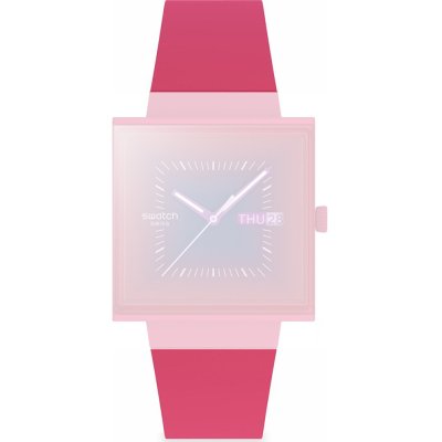 Swatch ASO34R700 Squarely Berry Band