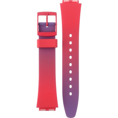 Swatch Plastic - What If - Square - SO34 ASO34R700 Squarely Berry Band