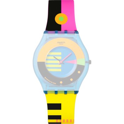Swatch ASS08S101 Neon Flumotions Band