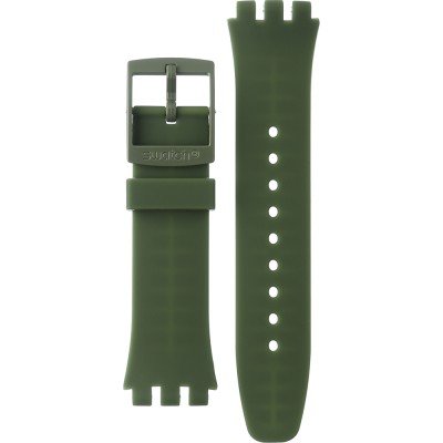 Swatch Plastic - New Chrono - SUS ASUSG406 Nothing Basic About Green Band