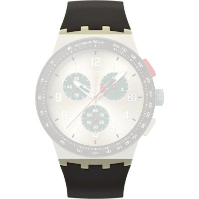Swatch ASUST402 Obsidian Ink Band