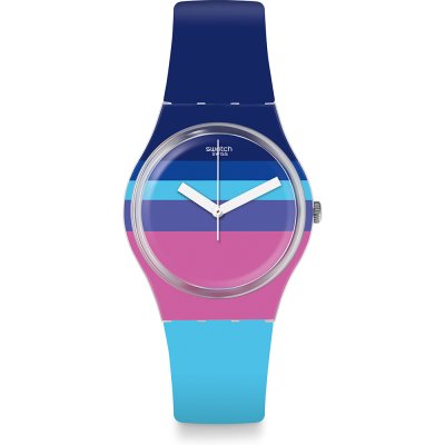 Swatch Originals Medium (34mm) GE260 Azul'Heure Uhr