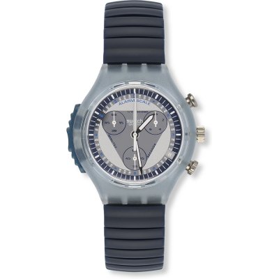 Swatch Chrono Alarm SON402 Backbord Uhr