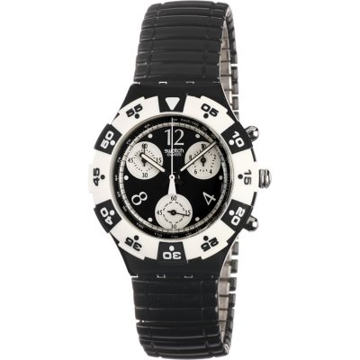Swatch Aquachrono SEB100 SEB101 Black Jack Uhr